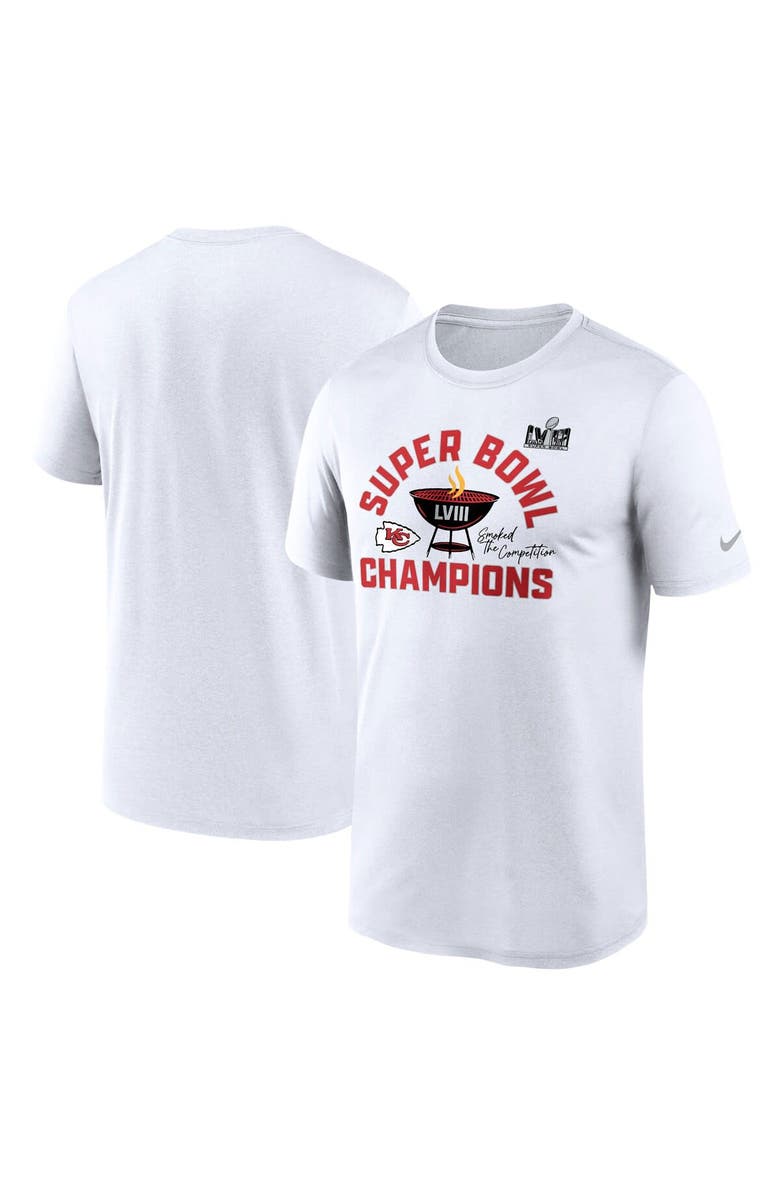 Nike Men's Nike White Kansas City Chiefs Super Bowl LVIII Champions Local T-Shirt, Main, color, 