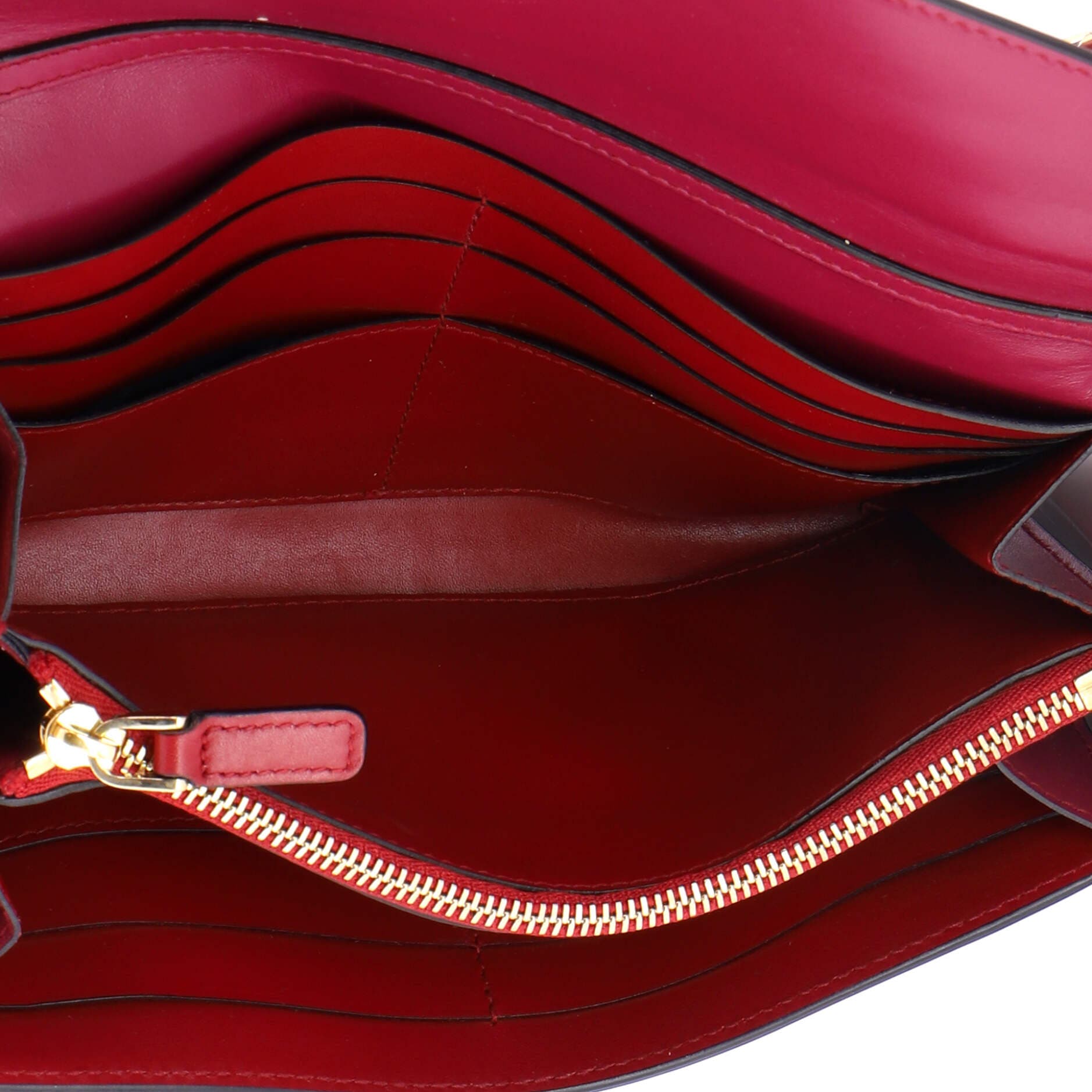 Serpenti Forever Wallet on Chain Leather Long, Alternate, color, Pink