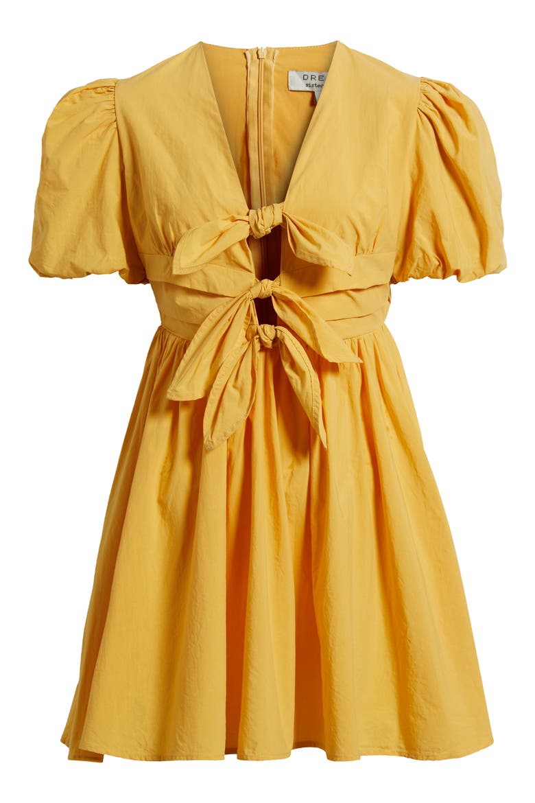 Serenade Minidress, Alternate, color, YELLOW