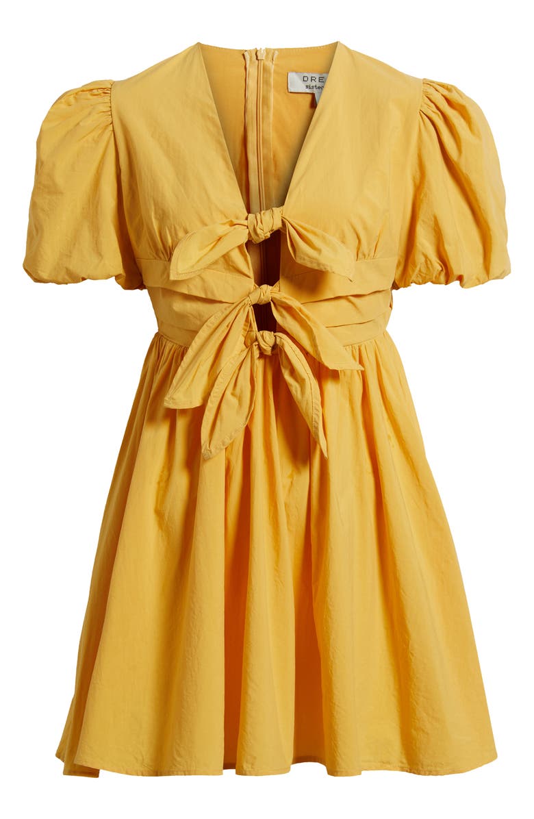 Sister Jane Serenade Minidress, Alternate, color, Yellow