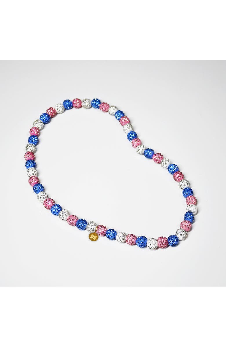 The Drip Bros Sky Drip Team Spirit Baseball and Sports Necklace, Main, color, Pink Adult