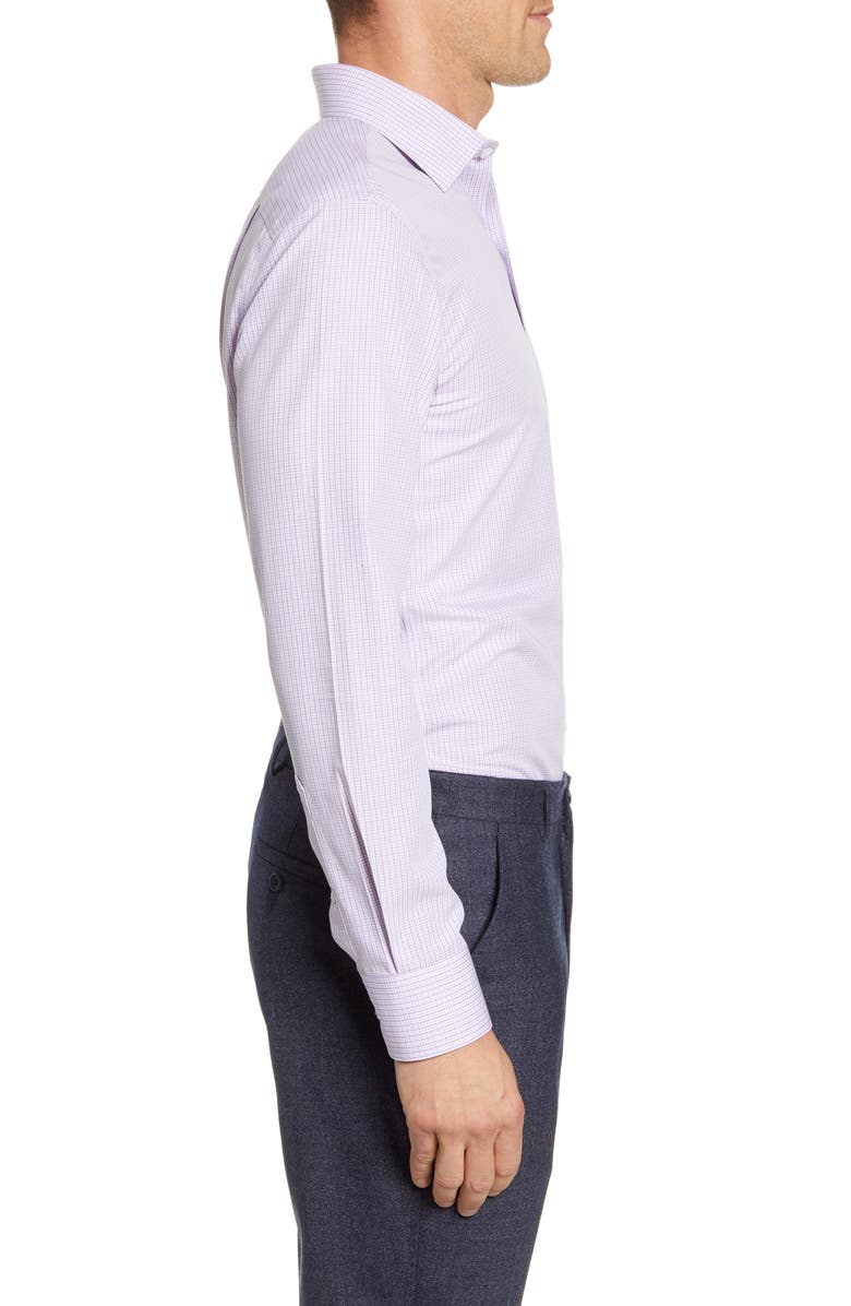 Bonobos Trim Fit Check Dress Shirt, Alternate, color,