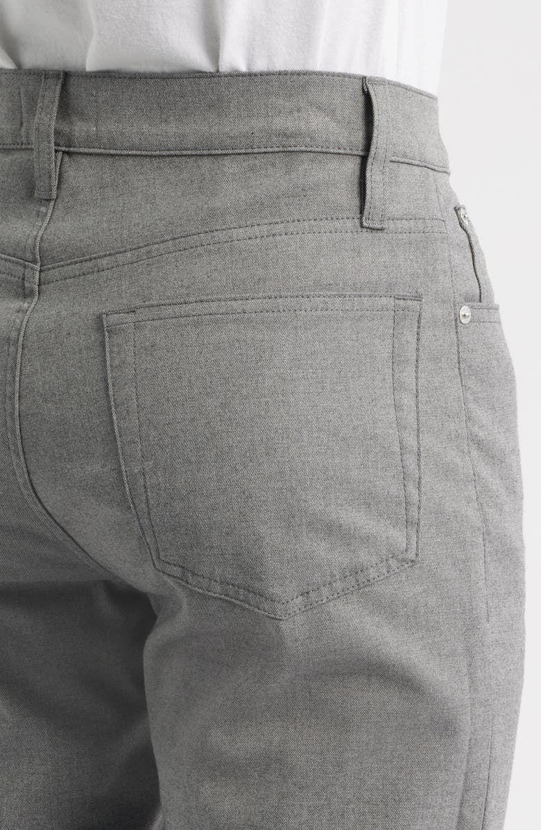 FRAME Modern Straight Leg Five-Pocket Twill Pants, Alternate, color, Charcoal