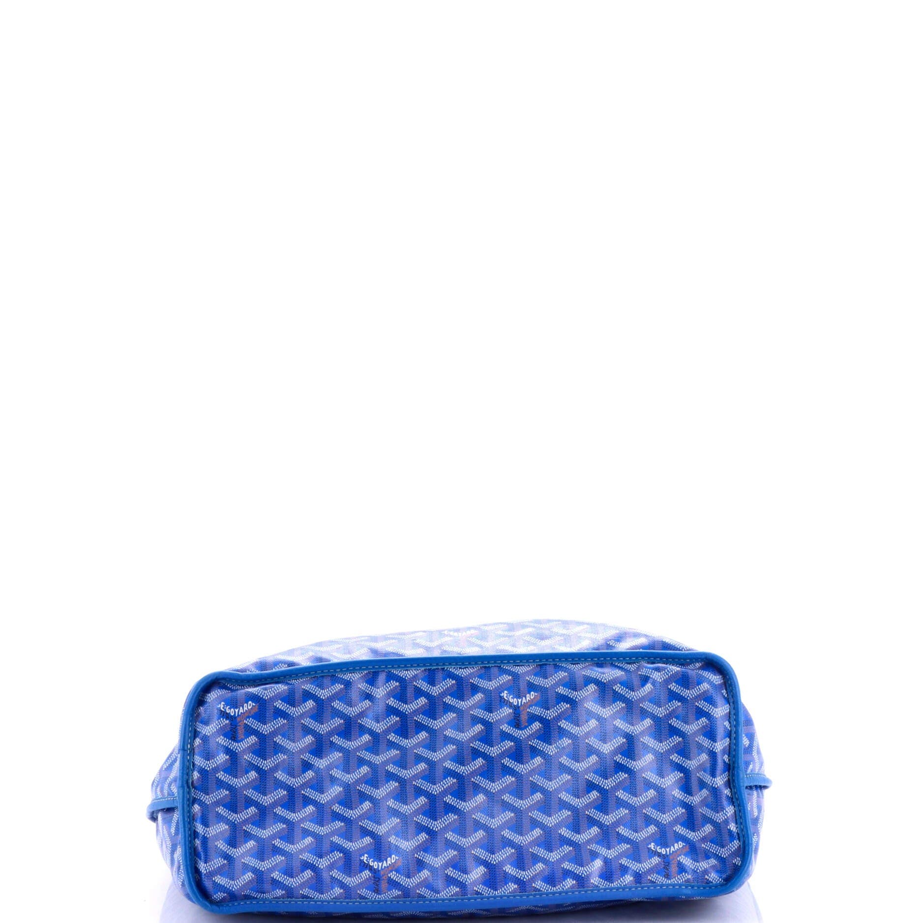 Pre-Owned Goyard Anjou Reversible Tote Coated Canvas PM, Alternate, color, Blue