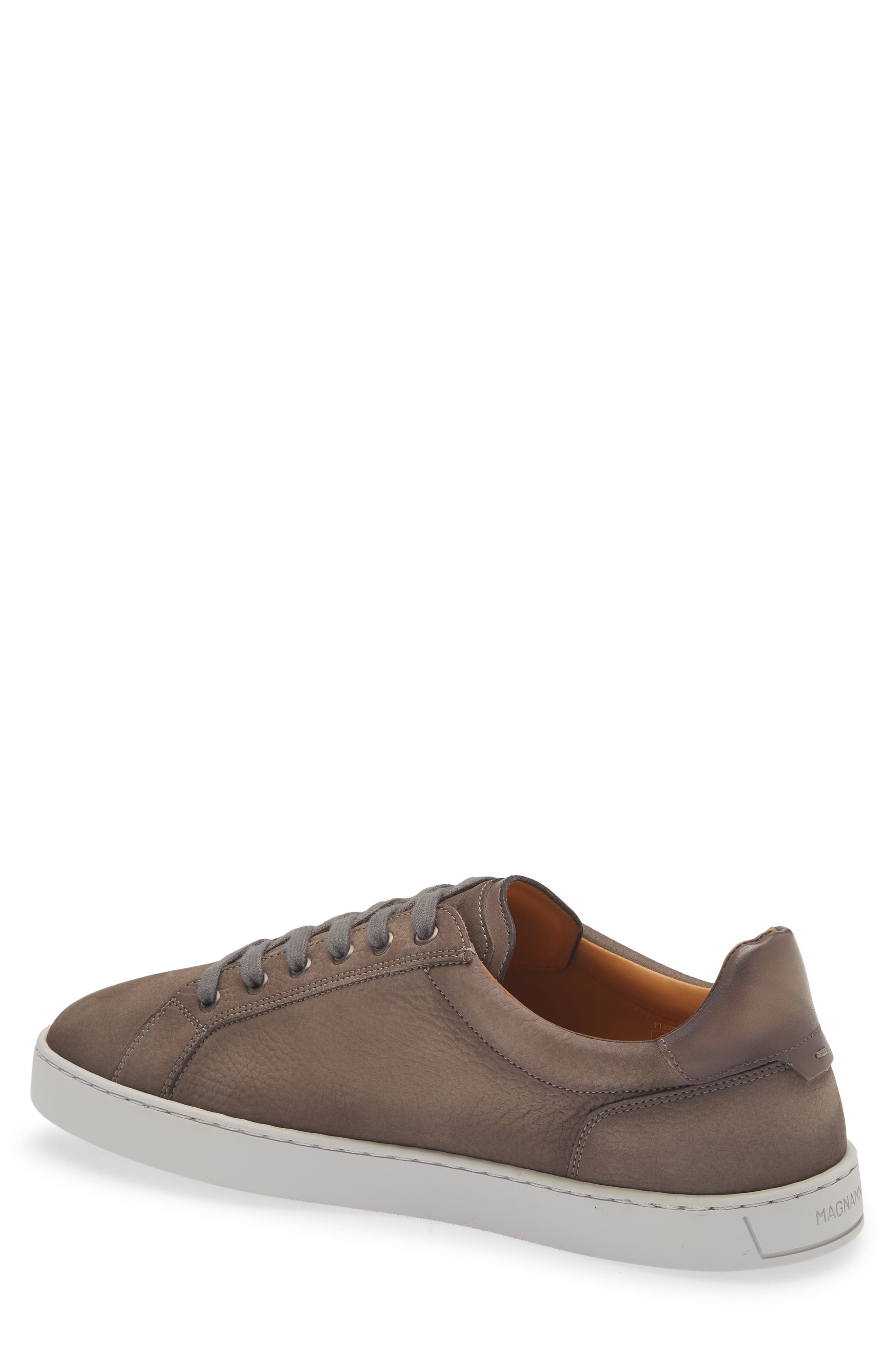 Magnanni Cote Lo Sneaker, Alternate, color, Tierra Texture Suede