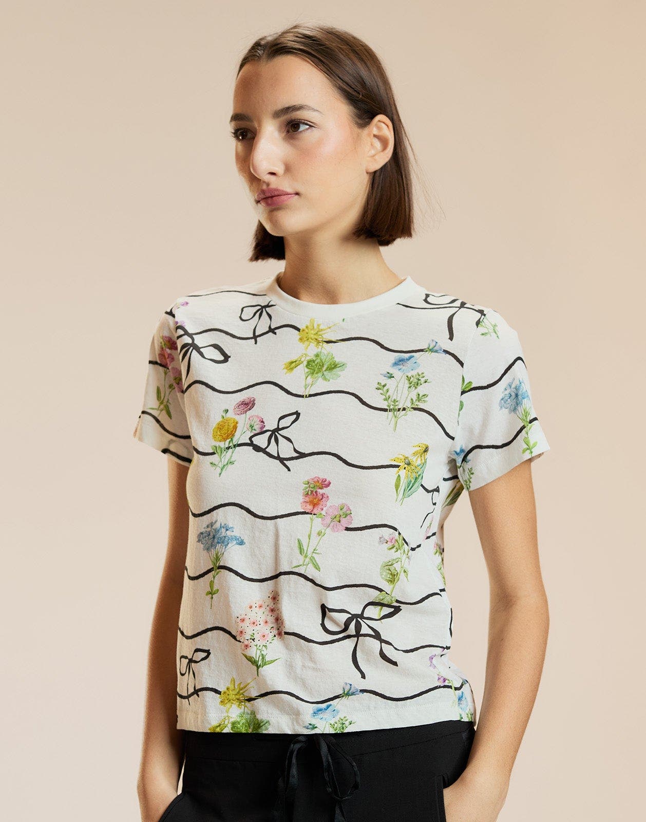 selected White, Floral, Rainbow