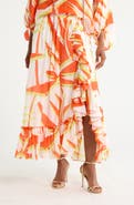Diane von Furstenberg Pandora Print Cotton & Silk Skirt
