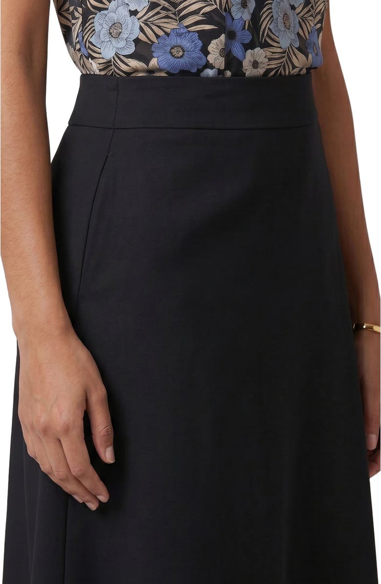 Lords of Harlech Womens Midi Skirt, Alternate, color, Black