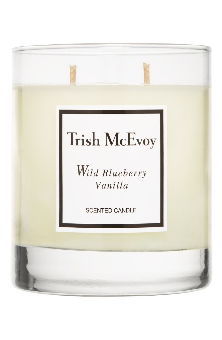 Trish McEvoy Wild Blueberry Vanilla Scented Candle, Main, color, 