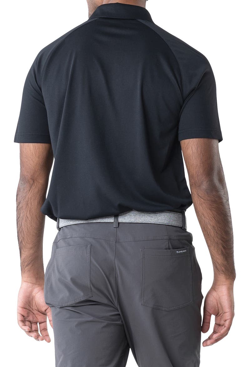 Sector Polo, Alternate, color, BLACK