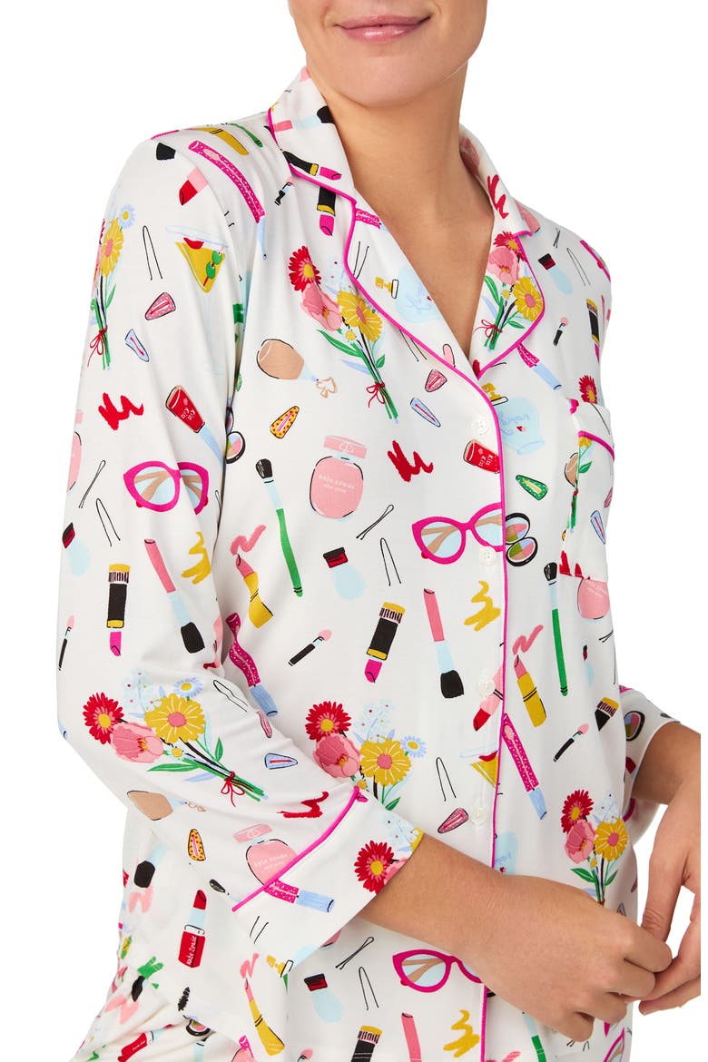 print pajamas, Alternate, color, WHITE MULTI