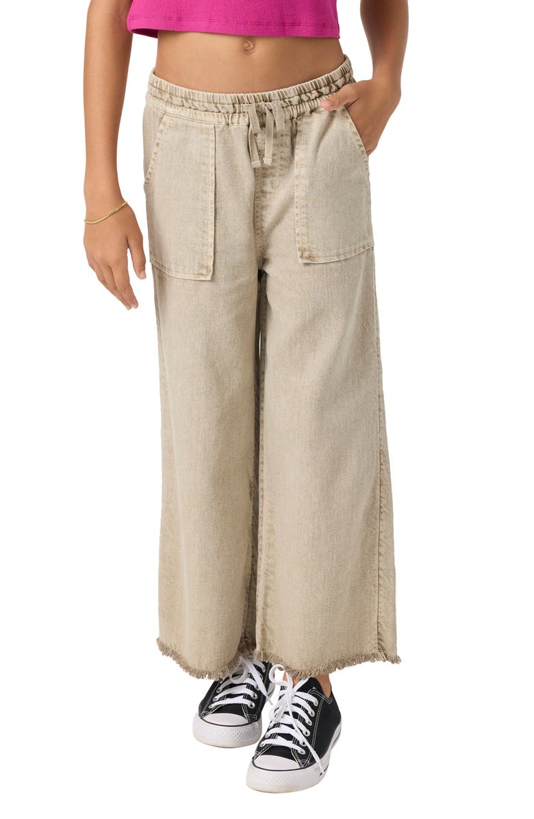 O'Neill Kids' Kylas Wide Leg Pants, Alternate, color, Simply Taupe