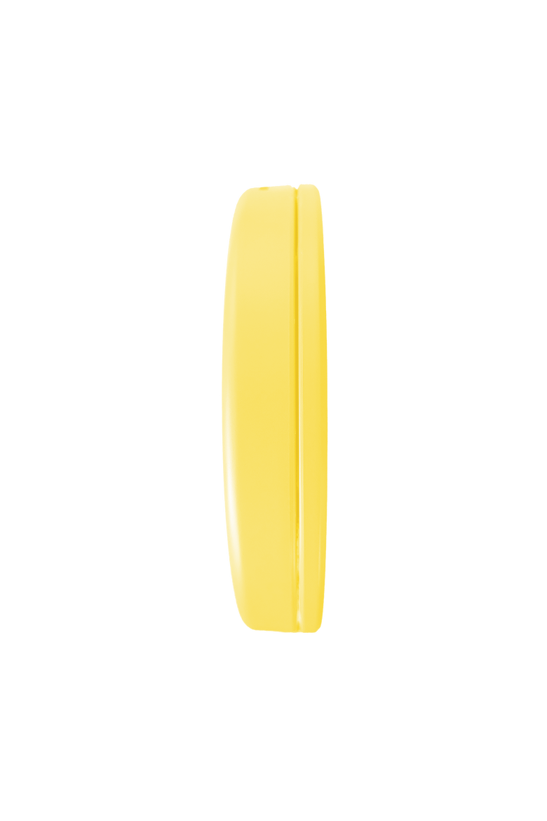 Belle Compact Mirror with LED and Wireless Charging Base, Alternate, color, Yellow