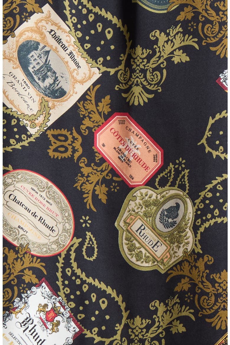 Vin Bandana Print Camp Shirt, Alternate, color, BLACK MULTI