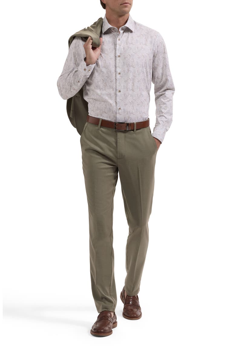 James OoohCotton Performance Long Sleeve Button Up Shirt, Alternate, color, SIENNA