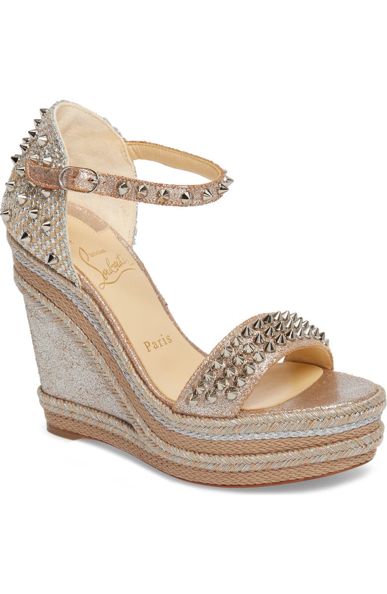 Christian Louboutin Madmonica Espadrille Platform Sandal, Main, color,