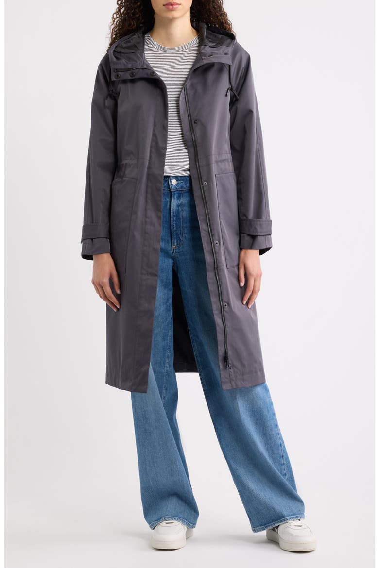 Hooded Raincoat, Main, color, NINE IRON