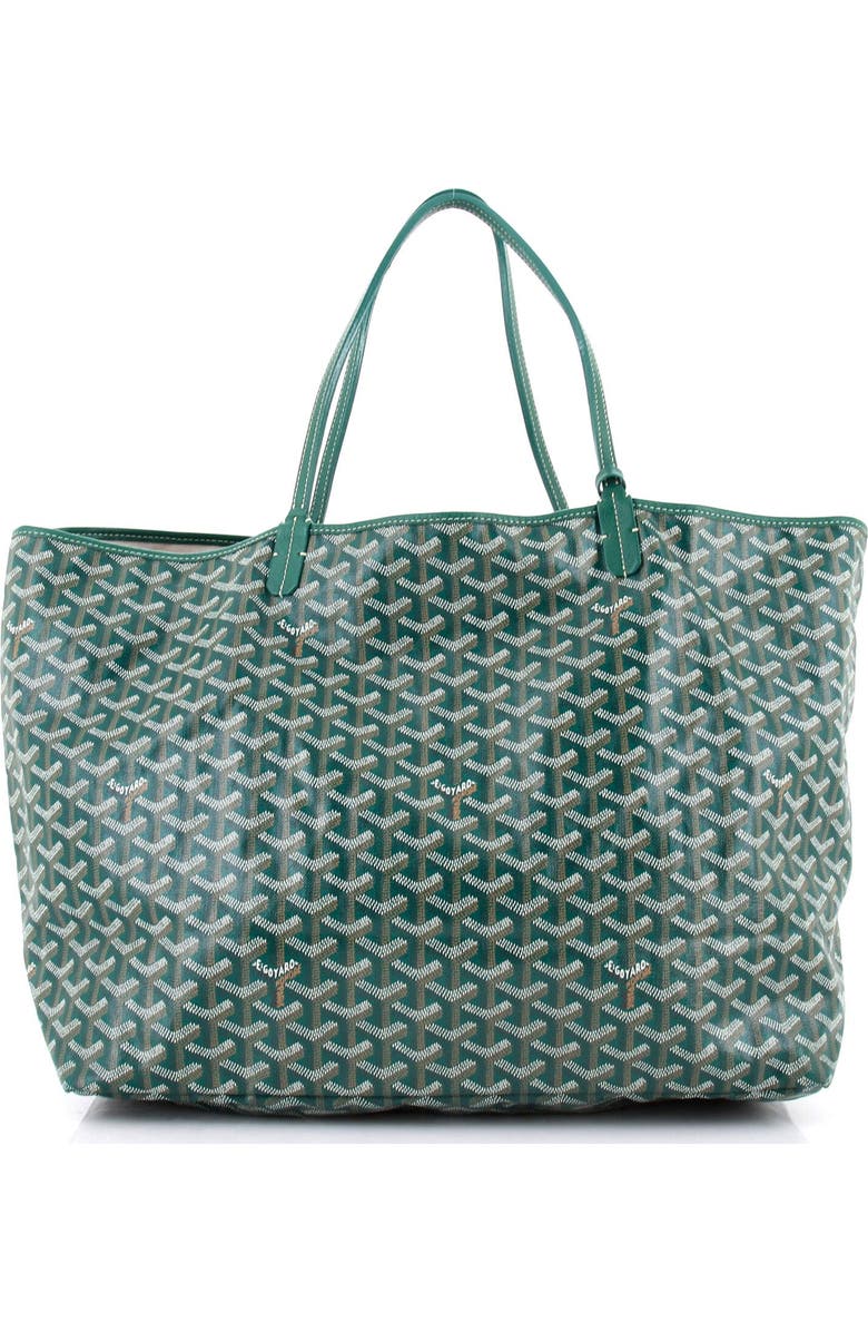 Pre-Owned Goyard Saint Louis Tote Coated Canvas GM, Alternate, color, Green