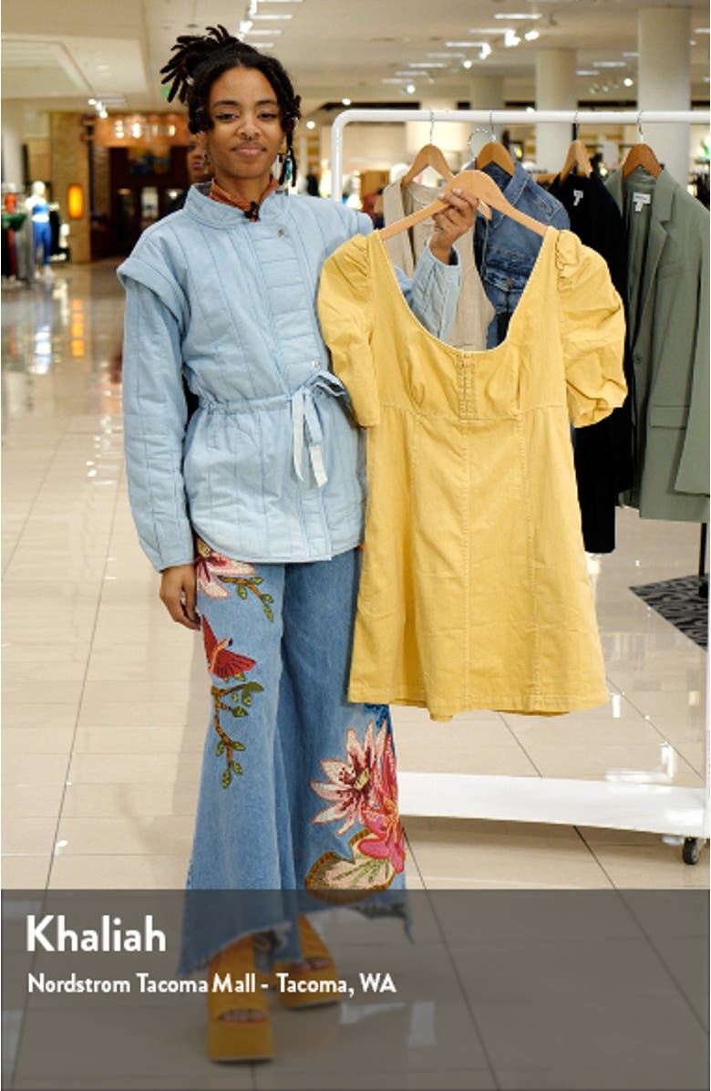 Cheyenne Denim Minidress, sales video thumbnail