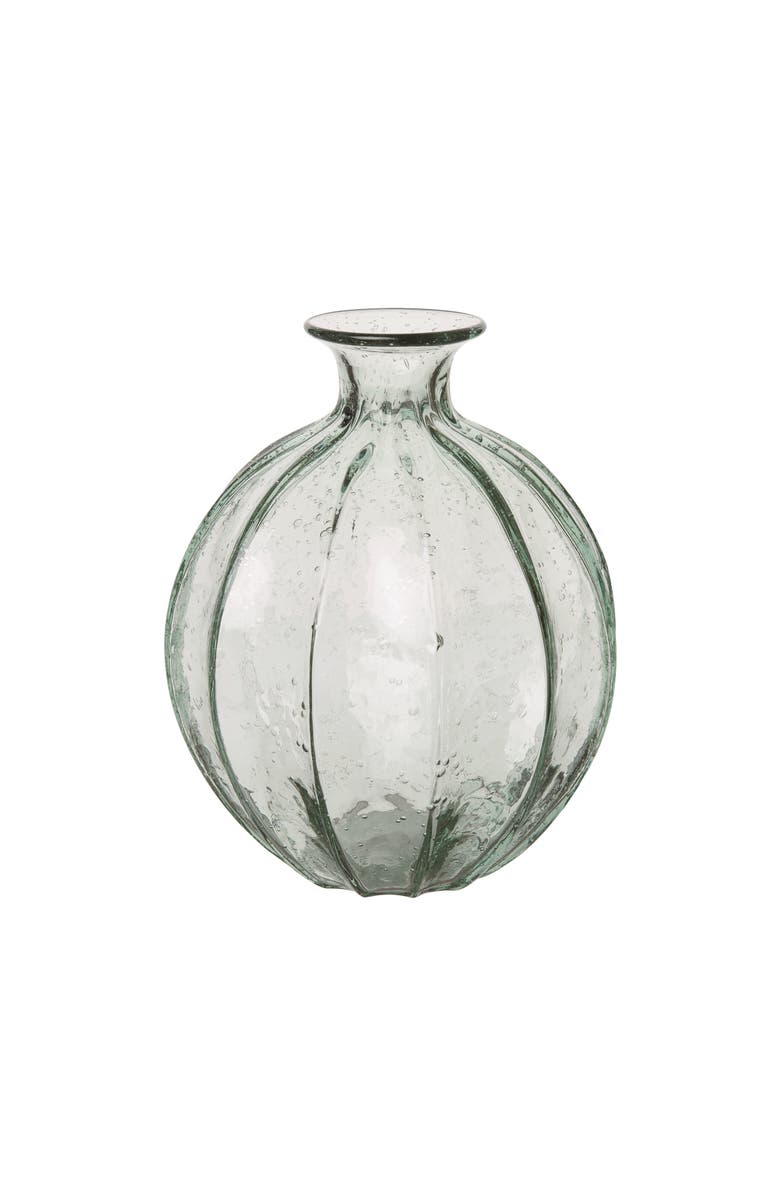 Transpac Clear Glass Small Vase for Everyday Spring Decor Perfect for Flowers and Home Accents, Main, color, Clear