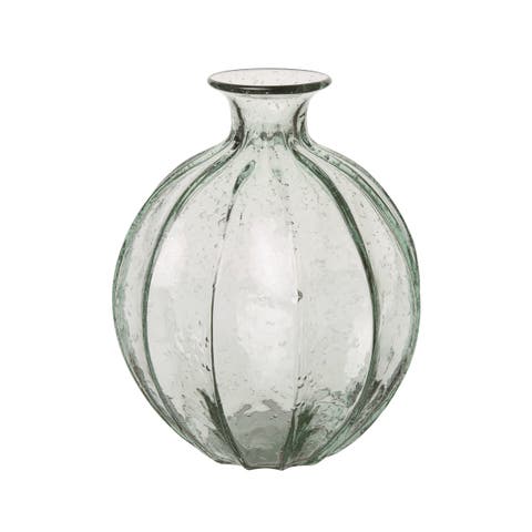 Clear Glass Small Vase for Everyday Spring Decor Perfect for Flowers and Home Accents