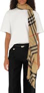 Burberry Check Wool Scarf