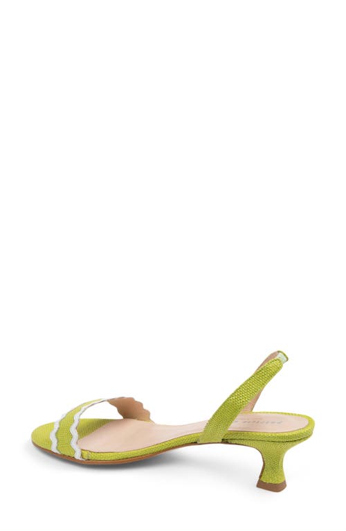 PATRICIA GREEN PATRICIA GREEN PANAMA SLINGBACK KITTEN HEEL SANDAL
