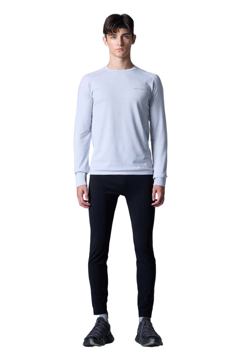 Tech Merino Classic Fit Long Sleeve Base Layer, Main, color, Glacier Gray