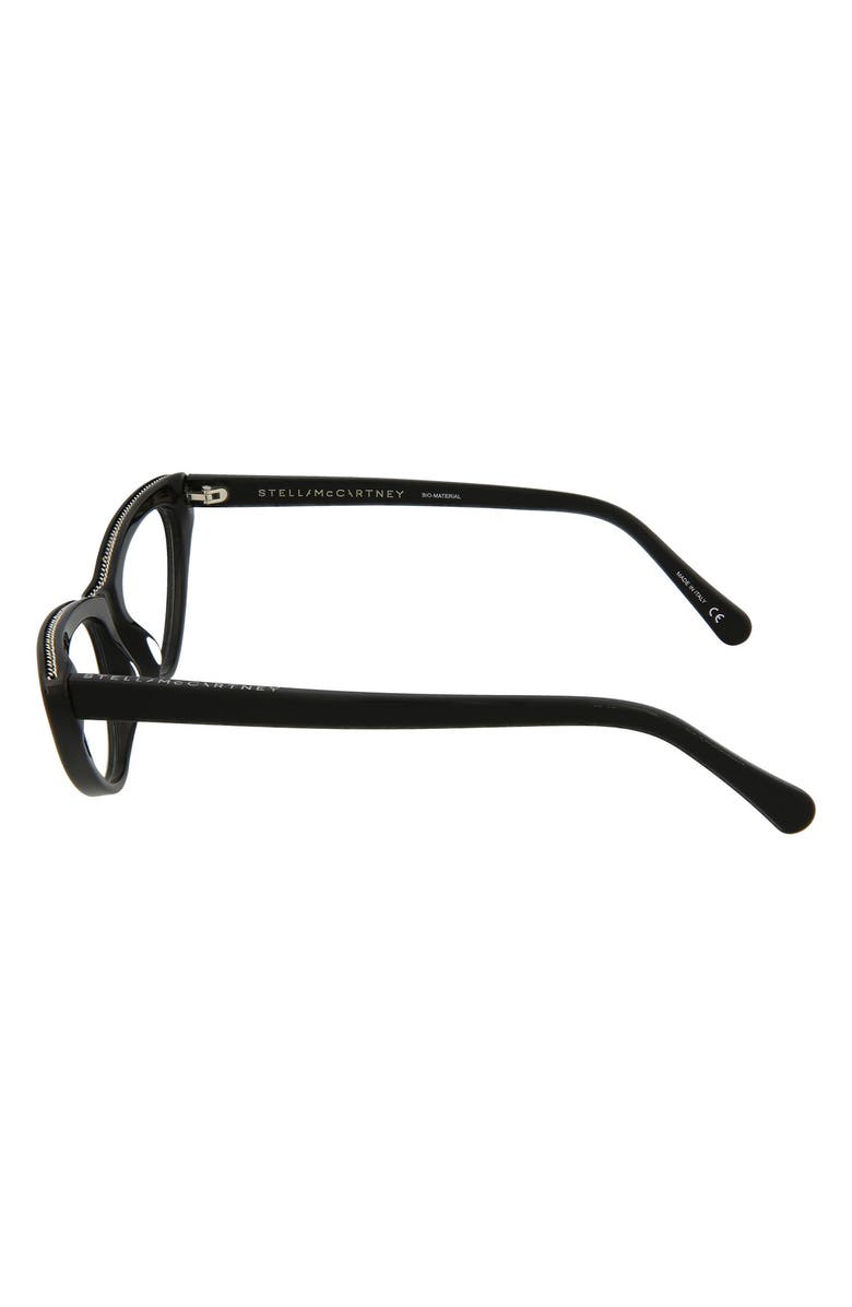 Stella McCartney 50mm Cat Eye Optical Frames, Alternate, color,