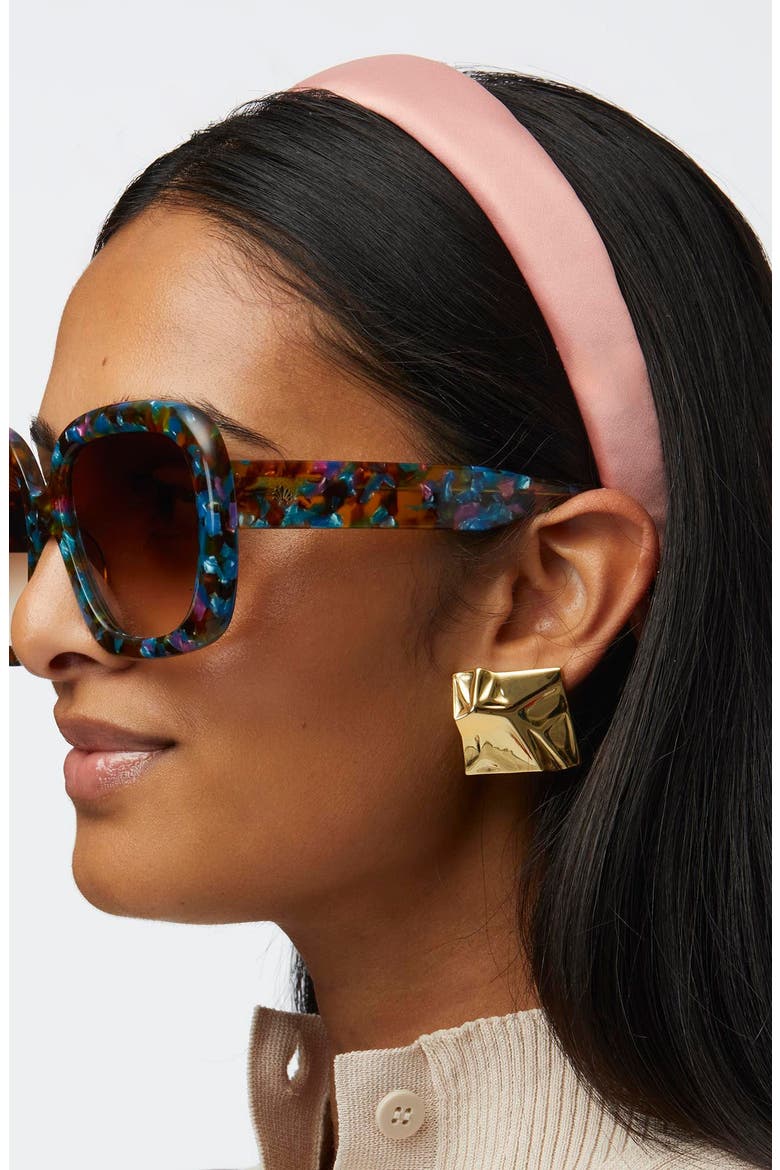 Satin Hedaband, Alternate, color, ROSE BLUSH