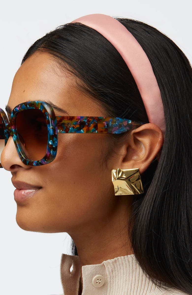 Lele Sadoughi Satin Hedaband, Alternate, color, Rose Blush