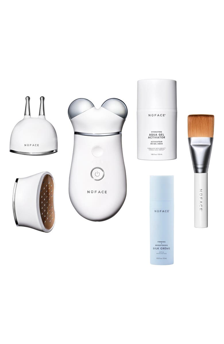 NuFACE<sup>®</sup> TRINITY+ Complete Microcurrent & Red Light Facial Toning Device Set, Main, color, 