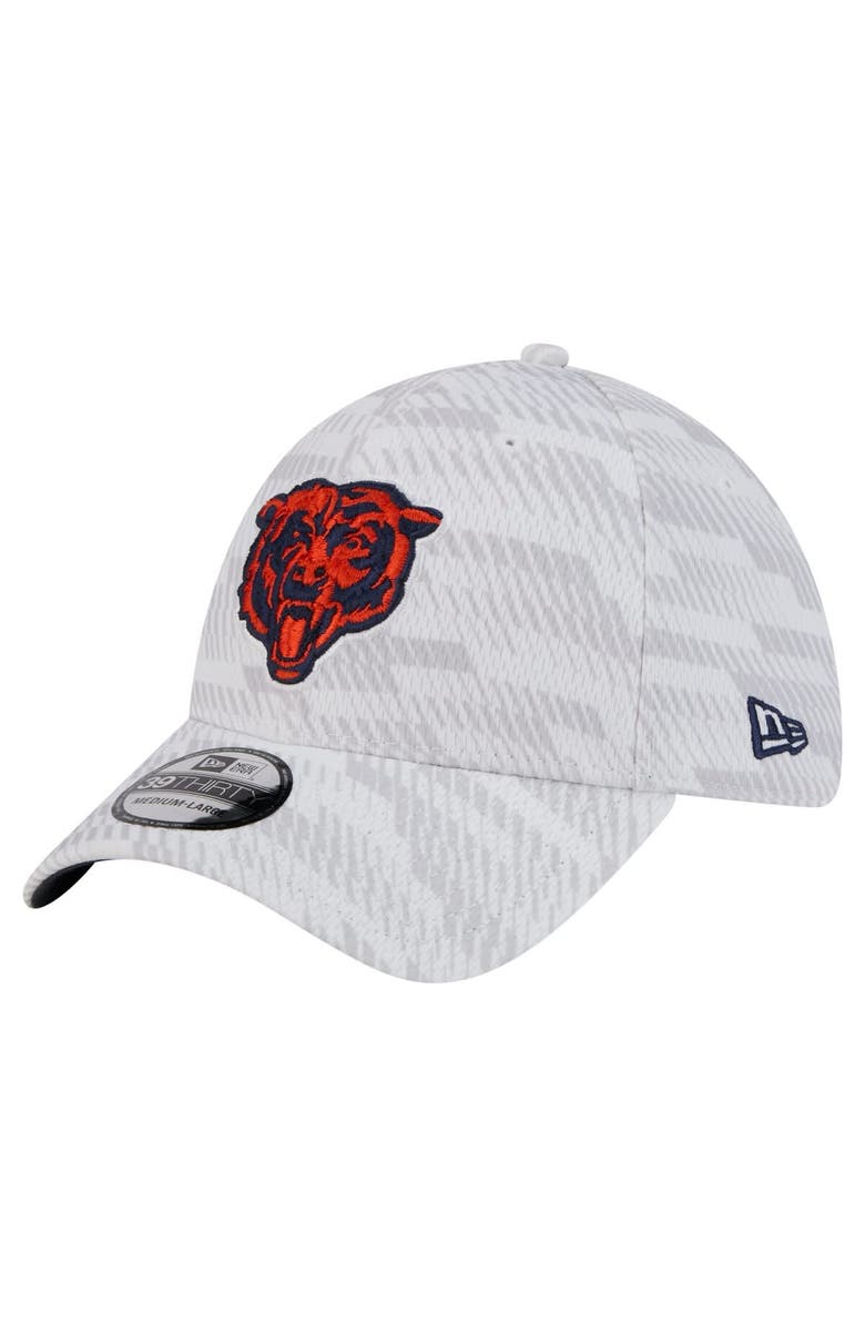 New Era Men's New Era  White Chicago Bears Gameday Graded 39THIRTY Flex Hat, Alternate, color, 