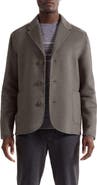 Bugatchi Felted Wool Blend Three Button Blazer