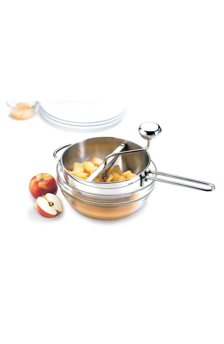 CUISIPRO Deluxe Food Mill With 3 Disks, Alternate, color, Silver