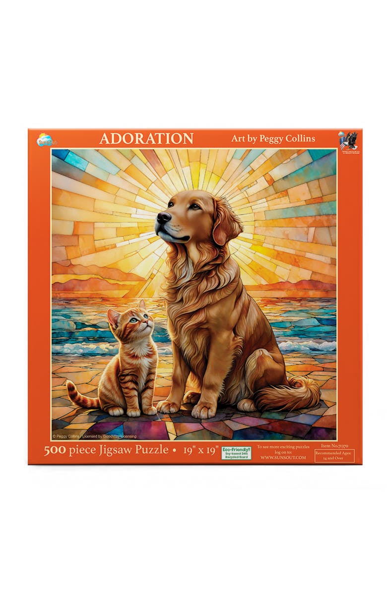 Sunsout Adoration 500 piece Jigsaw Puzzle for Adults, Alternate, color, Multicolor