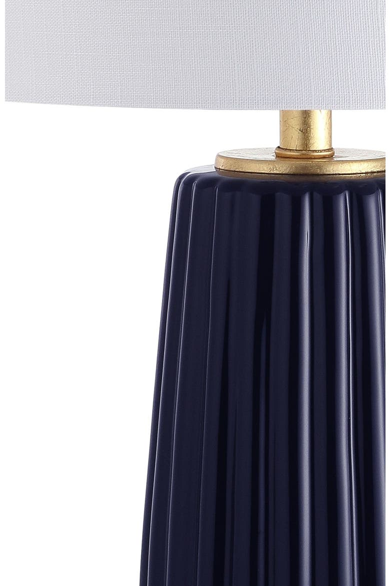 Roman 28.5" Ceramic LED Table Lamp, Alternate, color, Navy