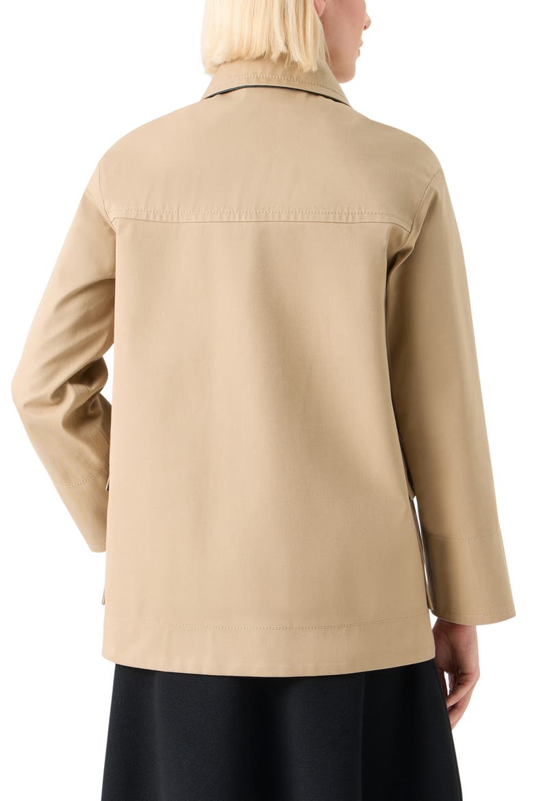 Water Resistant Jacket, Alternate, color, BEIGE-BLACK-RED