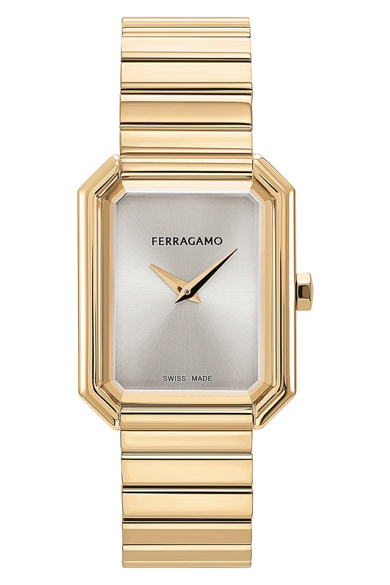 Crystal Bracelet Watch, 27mm x 34mm, Main, color, IP YELLOW GOLD