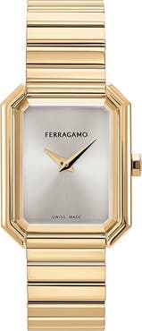 FERRAGAMO Crystal Bracelet Watch, 27mm x 34mm