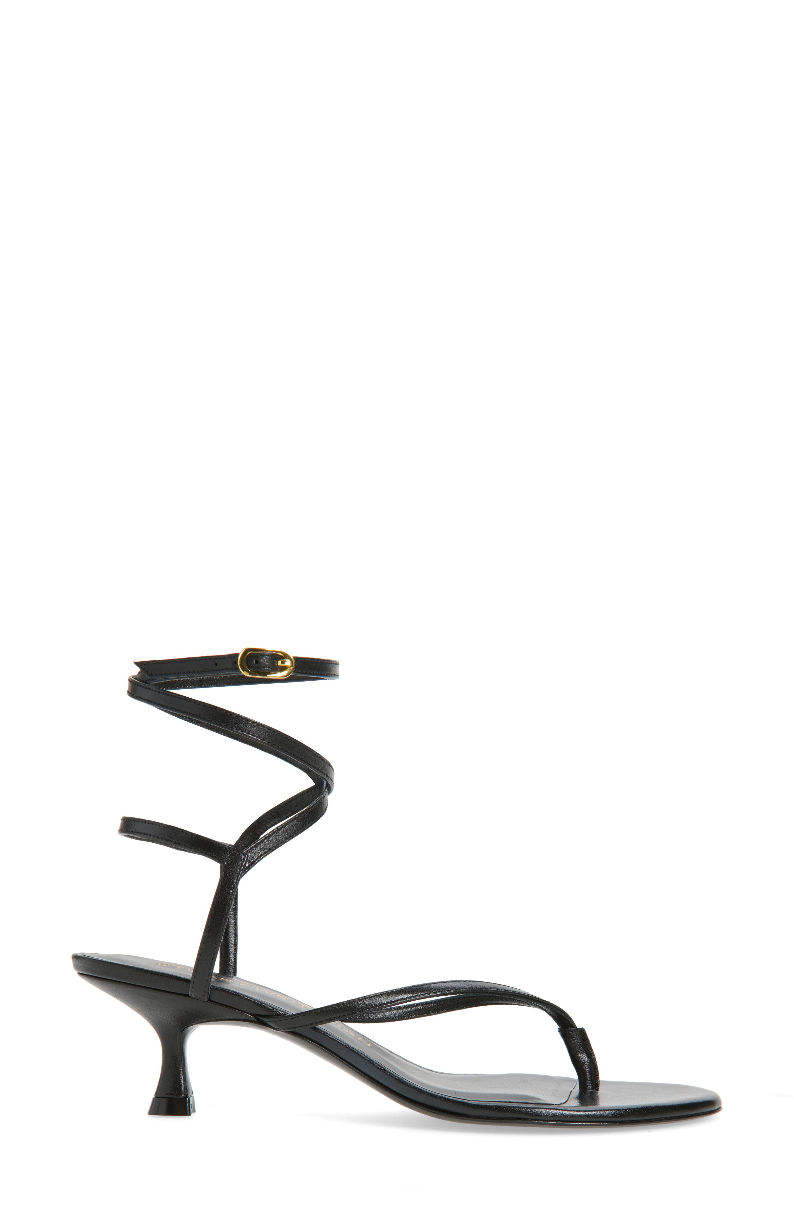 Stuart Weitzman Cabo II Sandal, Alternate, color, Black