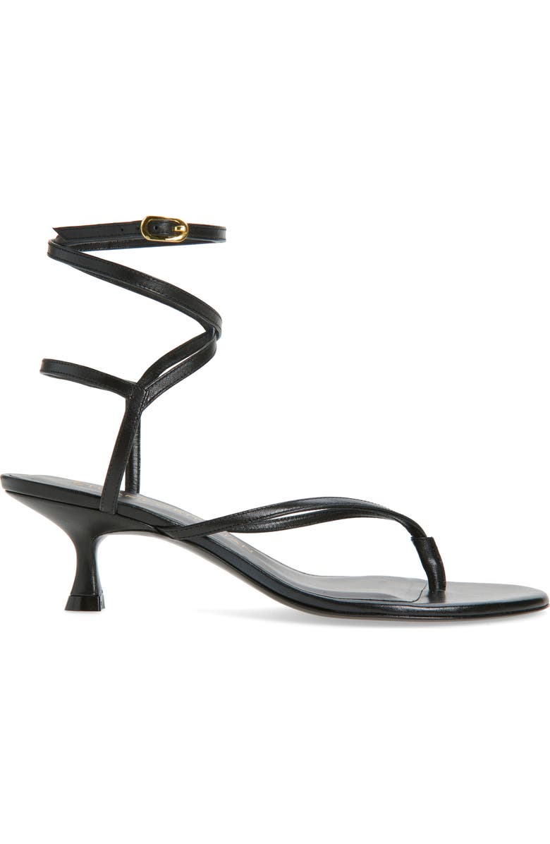 Stuart Weitzman Cabo II Sandal, Alternate, color, Black