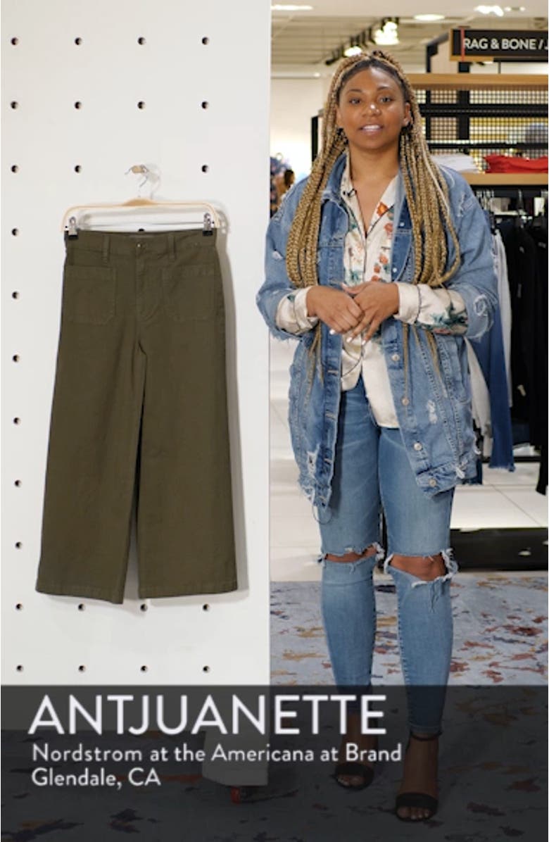 Point Sur Washed Wide Leg Crop Pants, sales video thumbnail