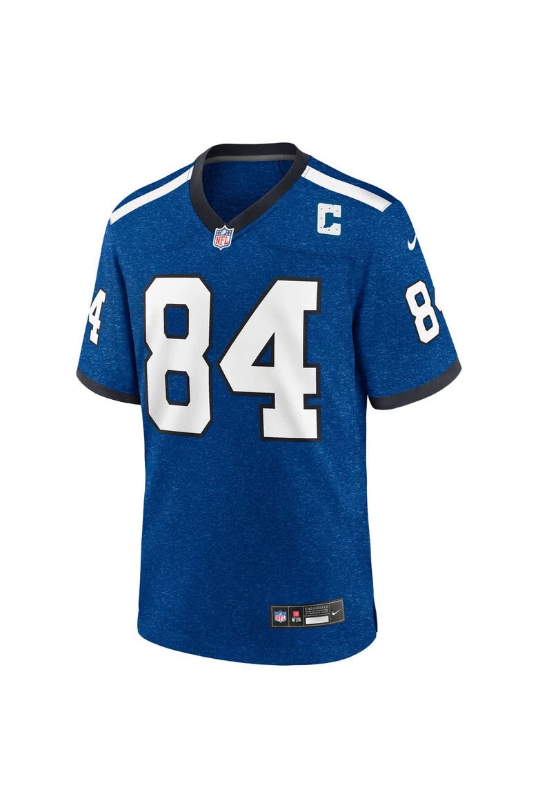 Men's Nike Tyler Warren  Heather Royal Indianapolis Colts Alternate 2 Indiana Nights Game Jersey, Alternate, color, Royal