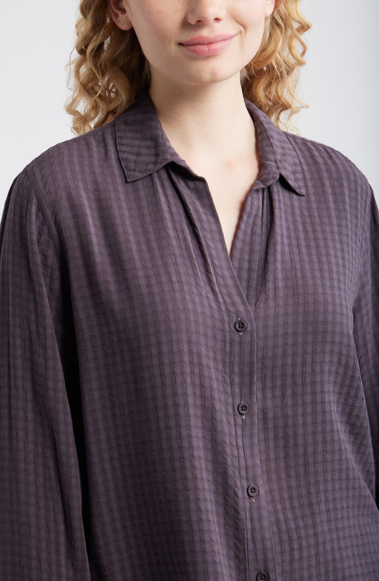 Cloth & Stone Classic Button-Up Shirt, Alternate, color, Eclipsed Black