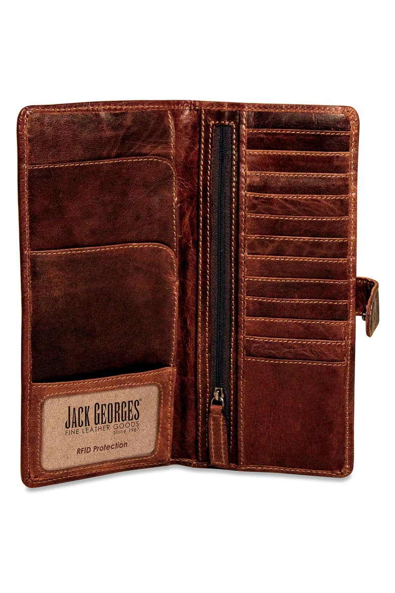 Voyager Travel Wallet, Main, color, Brown