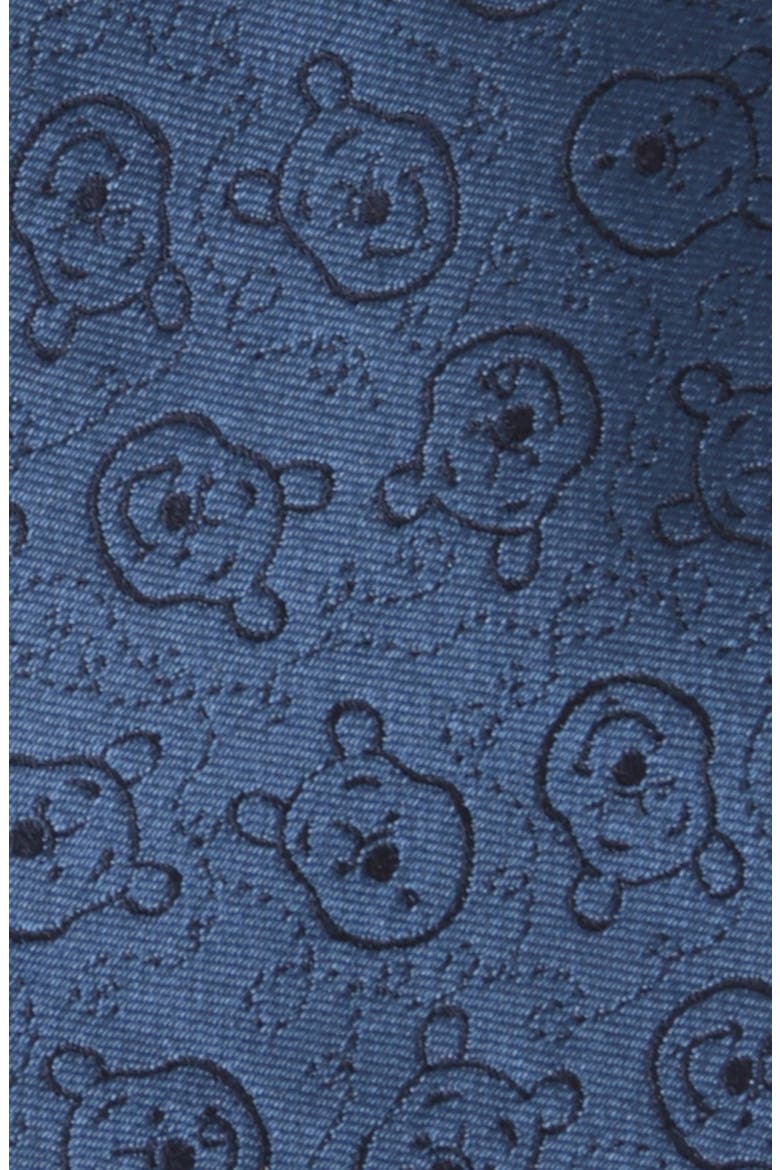 Winnie the Pooh Silk Tie, Alternate, color, BLUE