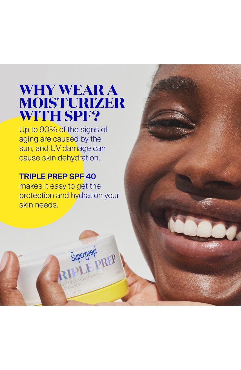Supergoop!<sup>®</sup> Triple Prep Weightless Daily Moisturizer SPF 40, Alternate, color,