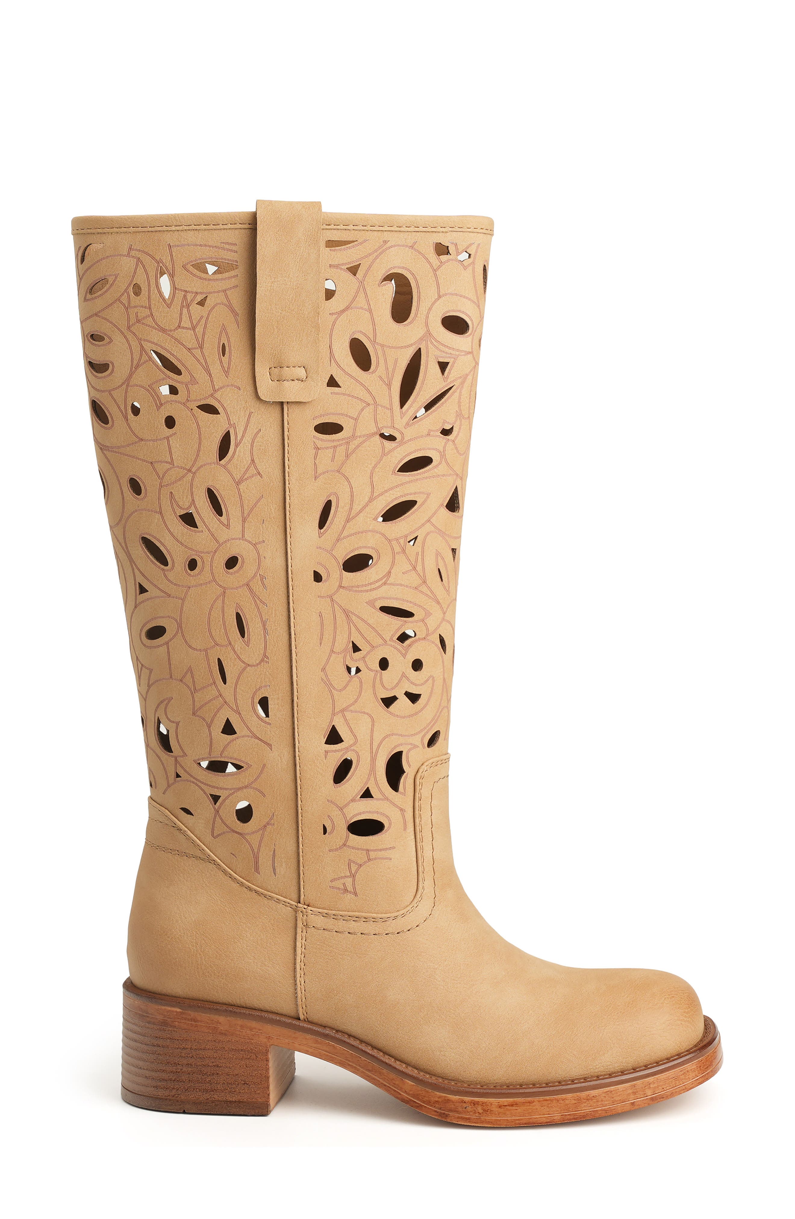 Curtis Cutout Boot, Alternate, color, CAMEL