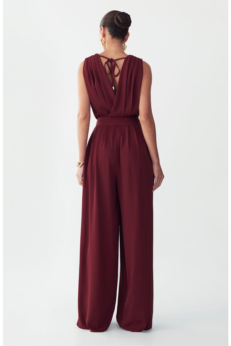 Alina Jumpsuit, Alternate, color, Wine